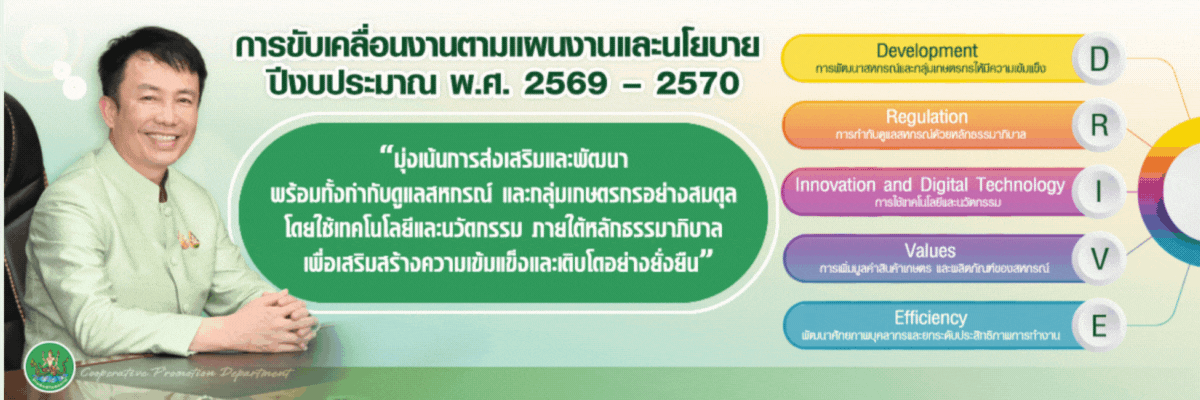 การขับเคลื่อนงาน/นโยบาย ปี 2569-2570