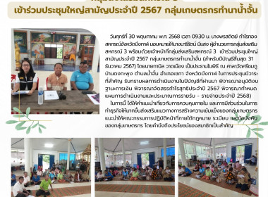 กลุ่มส่งเสริมสหกรณ์ 3 เข้าร่วมประชุมใหญ่สามัญประจำปี 2567 ... พารามิเตอร์รูปภาพ 1