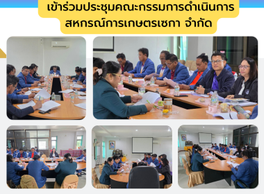 กลุ่มส่งเสริมสหกรณ์ 3 เข้าร่วมประชุมคณะกรรมการดำเนินการ ... พารามิเตอร์รูปภาพ 9