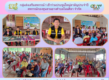 กลุ่มส่งเสริมสหกรณ์ 1 เข้าร่วมประชุมใหญ่สามัญประจำปี ... พารามิเตอร์รูปภาพ 6