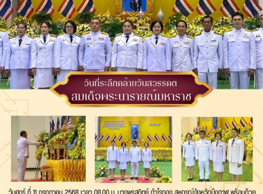 สหกรณ์จังหวัดบึงกาฬ ร่วมพิธีวางพวงมาลาและถวายราชดุดี ... พารามิเตอร์รูปภาพ 1