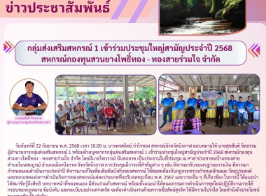 กลุ่มส่งเสริมสหกรณ์ 1 เข้าร่วมประชุมใหญ่สามัญประจำปี 2568 ... พารามิเตอร์รูปภาพ 6