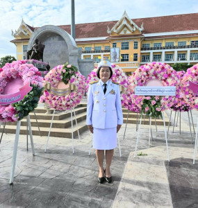 สหกรณ์จังหวัดบึงกาฬ ร่วมพิธีวางพวงมาลาถวายราชสักการะ ... พารามิเตอร์รูปภาพ 1