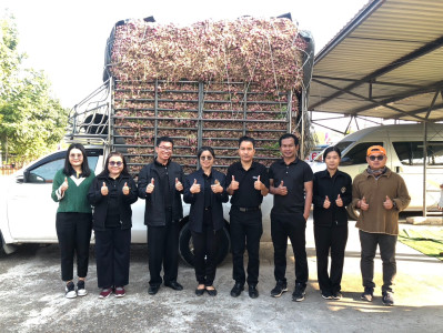 สหกรณ์จังหวัดบึงกาฬนำทีมบุคลากรในสังกัดร่วมสนับสนุนกระจายหอมแดงสดเพื่อช่วยเหลือเกษตรชาวศรีสะเกษ จำนวน 1.1 ตัน รวมมูลค่า 25,300 บาท ... พารามิเตอร์รูปภาพ 1
