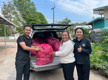 สหกรณ์จังหวัดบึงกาฬนำทีมบุคลากรในสังกัดร่วมสนับสนุนกระจายหอมแดงมัดจุก 3.5 ตัน รวมมูลค่า 129,500 บาท เพื่อช่วยเหลือเกษตรชาวศรีสะเกษ ... พารามิเตอร์รูปภาพ 8