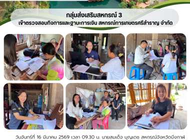 กลุ่มส่งเสริมสหกรณ์ 3 เข้าตรวจสอบกิจการและฐานะการเงิน ... พารามิเตอร์รูปภาพ 10