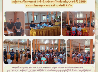 กลุ่มส่งเสริมสหกรณ์ 1 เข้าร่วมประชุมใหญ่สามัญประจำปี 2569 ... พารามิเตอร์รูปภาพ 7