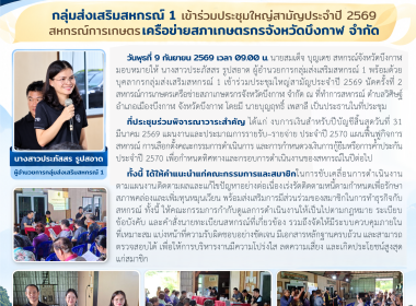 กลุ่มส่งเสริมสหกรณ์ 1 เข้าร่วมประชุมใหญ่สามัญประจำปี 2569 ... พารามิเตอร์รูปภาพ 6