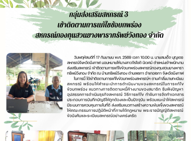 กลุ่มส่งเสริมสหกรณ์ 3 เข้าติดตามการแก้ไขข้อบกพร่อง ... พารามิเตอร์รูปภาพ 1